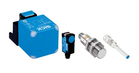 SICK Inductive Threaded Barrel Proximity Sensor, M18, 12 mm Detection, PNP NO, 10 → 30 V dc [IME18-12NPSVW2S]; 266-8553