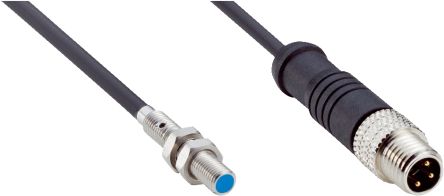 SICK Inductive Threaded Barrel Proximity Sensor, M4, 1 mm Detection, PNP NO, 10 → 30 V dc [IMM04-01BPSVR8S]; 266-8582