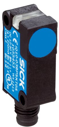 SICK Inductive Rectangular Proximity Sensor, 6 mm Detection, PNP NO, 10 → 30 V dc [IQ10-06NPSKT0SS06]; 266-8633