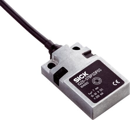 SICK Inductive Rectangular Proximity Sensor, 7 mm Detection, PNP NO+NC, 10 → 30 V dc [IQ20-07BPPDU5S]; 266-8653