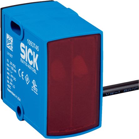 SICK Retroreflective Photoelectric Sensor, Block Sensor, 1.5 m Detection Range IO-LINK [RAY10-AB5CBLA00]; 266-8722