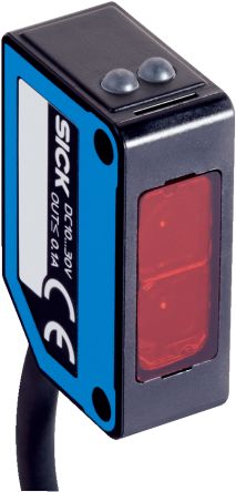 SICK Retroreflective Photoelectric Sensor, Rectangular Sensor, 0.01 → 7.2 m Detection Range [WL100-2P1332S07]; 266-9237