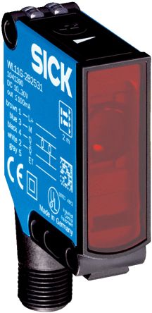 SICK Retroreflective Photoelectric Sensor, Rectangular Sensor, 0 → 4 m Detection Range [WL11G-2B2531P04]; 266-9268
