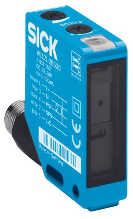 SICK Retroreflective Photoelectric Sensor, Rectangular Sensor, 36 m Detection Range [WL12L-2B530S02]; 266-9291