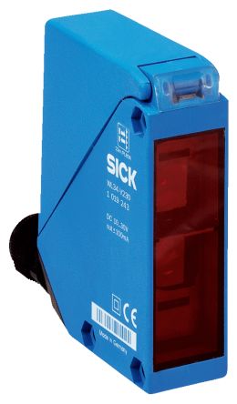 SICK Retroreflective Photoelectric Sensor, Rectangular Sensor, 22 m Detection Range [WL34-V230]; 266-9327