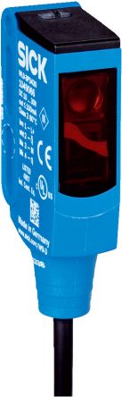 SICK Retroreflective Photoelectric Sensor, Rectangular Sensor, 4 m Detection Range [WL9-3P1030S17]; 266-9374
