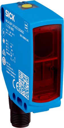 SICK Retroreflective Photoelectric Sensor, Rectangular Sensor, 10 m Detection Range IO-LINK [WLA16P-24162130A00]; 266-9401