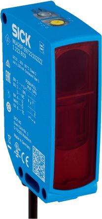 SICK Retroreflective Photoelectric Sensor, Rectangular Sensor, 18 m Detection Range [WLA26P-39722102ZZZ]; 266-9412