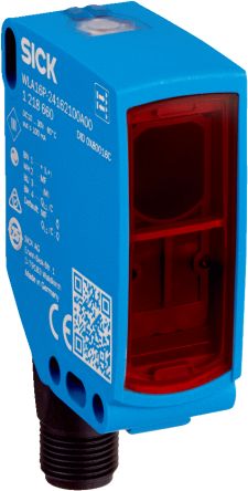 SICK Retroreflective Photoelectric Sensor, Block Sensor, 5 m Detection Range IO-LINK [WLG16P-2416H120A71]; 266-9420