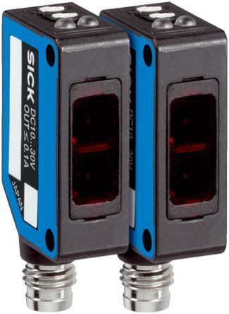 SICK Through Beam Photoelectric Sensor, Rectangular Sensor, 35 m Detection Range [WS/WE100L-F2131]; 266-9444