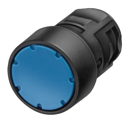 Siemens 3SB Series Black Momentary Push Button, 16mm Cutout [3SB2000-0AB01]; 266-9537