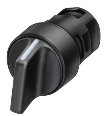 Siemens Toggle Switch, Front Mount, Latching, Screw Terminal [3SB2000-2AB01]; 266-9545