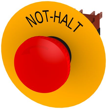 Siemens 3SB Series Latching Emergency Stop Push Button, 16mm Cutout [3SB2203-1AC01]; 266-9553