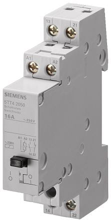 Siemens DIN Rail Latching Power Relay, 24V ac Coil, 16A Switching Current, DPST [5TT4205-2]; 266-9610
