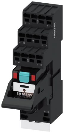 Siemens Snap-On Rail Mount Relay, 24V dc Coil, 4A Switching Current [LZS:PT2D5L24]; 266-9624