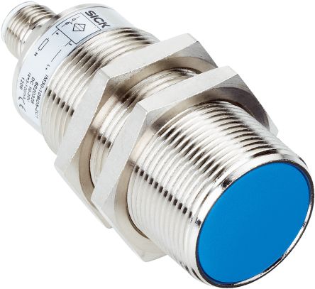 SICK Inductive Threaded Barrel Proximity Sensor, M30, 10 mm Detection, PNP NO, 10 → 30 V dc [IM30-10BPS-ZCK]; 266-9748