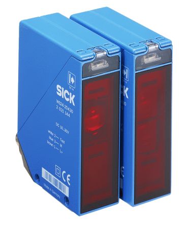 SICK Through Beam Photoelectric Sensor, Rectangular Sensor, 0 → 60 m Detection Range [WS/WE24-2V530]; 266-9851
