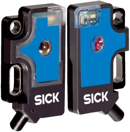 SICK Through Beam Photoelectric Sensor, Rectangular Sensor, 0 → 0.5 m Detection Range [WS/WE2F-E010 S04]; 266-9852