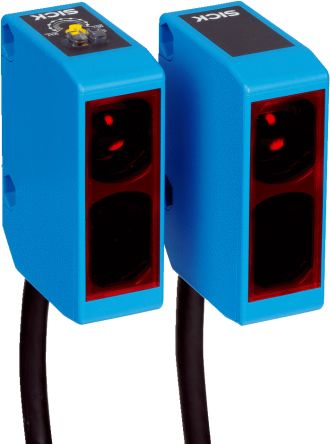 SICK Through Beam Photoelectric Sensor, Block Sensor, 50 m Detection Range [WSE250-2R1631]; 266-9874