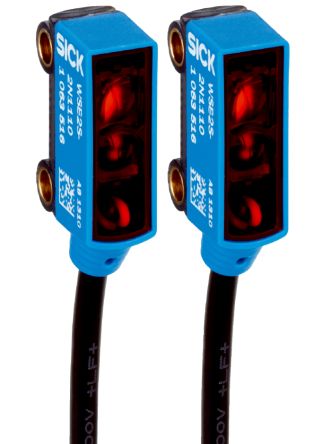 SICK Through Beam Photoelectric Sensor, Block Sensor, 2.5 m Detection Range [WSE2S-2E3130]; 266-9879