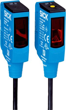 SICK Through Beam Photoelectric Sensor, Block Sensor, 60 m Detection Range [WSE9L-3P1137]; 266-9892