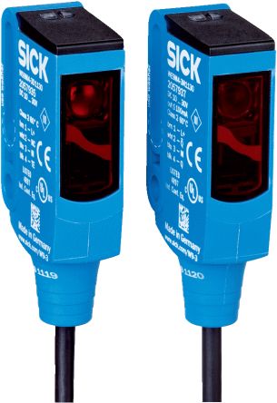 SICK Through Beam Photoelectric Sensor, Rectangular Sensor, 13 m Detection Range [WSE9M4-3P3410S02]; 266-9894