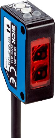 SICK Energetic Photoelectric Sensor, Miniature Sensor, 0 → 1200 mm Detection Range [WT100-2N1439]; 266-9896
