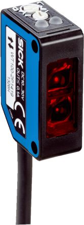 SICK Proximity Photoelectric Sensor, Miniature Sensor, 1200 mm Detection Range [WT100-2P1432S02]; 266-9903