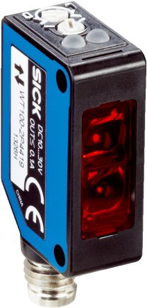 SICK Proximity Photoelectric Sensor, Rectangular Sensor, 140 mm Detection Range [WT100-2P4419]; 266-9908