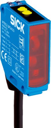 SICK Background Suppression Photoelectric Sensor, Block Sensor, 20 → 350 mm Detection Range [WTB12-3P3433]; 266-9977