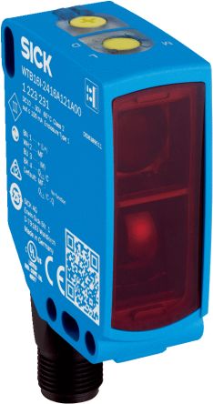 SICK Background Suppression Photoelectric Sensor, Block Sensor, 10 → 1500 mm Detection Range IO-LINK [WTB16I-2416A121A00]; 266-9981