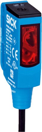 SICK Background Suppression Photoelectric Sensor, Rectangular Sensor, 25 → 300 mm Detection Range IO-LINK [WTB9L-3P3261S03]; 267-0105