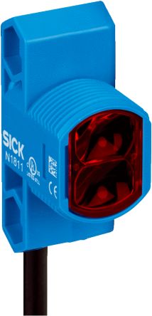 SICK Retroreflective Photoelectric Sensor, Rectangular Sensor, 3 m Detection Range [ZLD18-2EZ1G8]; 267-0176