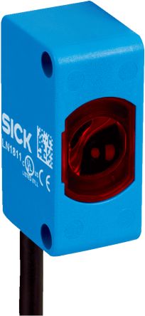 SICK Retroreflective Photoelectric Sensor, Block Sensor, 7.8 m Detection Range [ZLD18-7PF4B2]; 267-0198