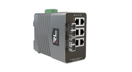 N-Tron Managed 8 Port Industrial Ethernet Switch [NT-5008-FX2-SC00]; 267-0557