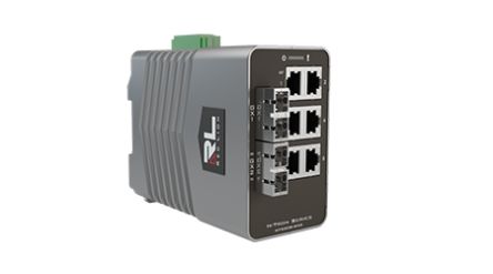 N-Tron Managed 8 Port Industrial Ethernet Switch [NT-5008-GX2-SC10]; 267-0567