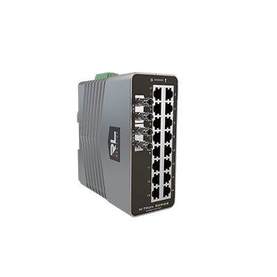 N-Tron Managed 18 Port Industrial Ethernet Switch [NT-5018-FX2-ST80]; 267-0591