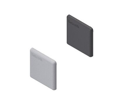 JRC Black PP Cover Cap, 20 x 20 Strut Profile, 6mm Groove [3842548742]; 267-0686