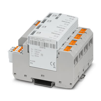 Phoenix Contact Surge Arrester, 1A, 1.5kV, DIN Rail Mount [1248960]; 267-1595
