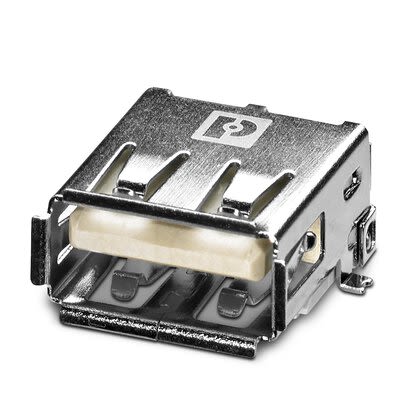 Phoenix Contact Straight Type USB-A 2.0 IP20 USB Connector [1332634]; 267-1762