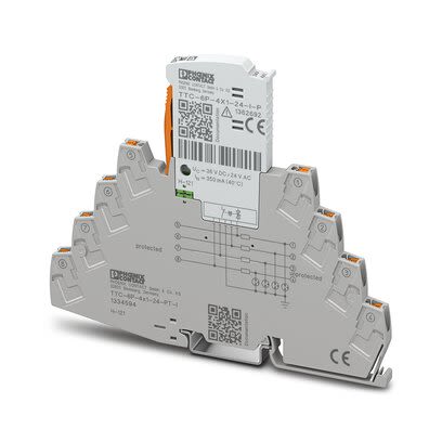 Phoenix Contact Surge Protector, 20kA, 180V (Volts), DIN Rail Mount [1334594]; 267-1811