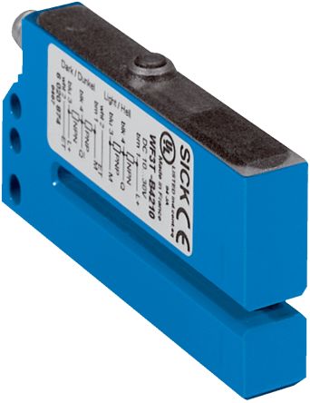 SICK Optical Photoelectric Sensor, Fork Sensor, 3 → 60 mm Detection Range [WF3T-B4210]; 267-2229