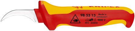 Knipex Cable Knife, 190 mm Overall, 50 mm Blade, Nylon 11 Handle [98 53 13]; 267-3320