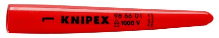 Knipex 80mm Red Cable Cover in Plastic, 10mm Inside dia. [98 66 01]; 267-3326