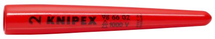 Knipex 80mm Red Cable Cover in Plastic, 10mm Inside dia. [98 66 02]; 267-3327