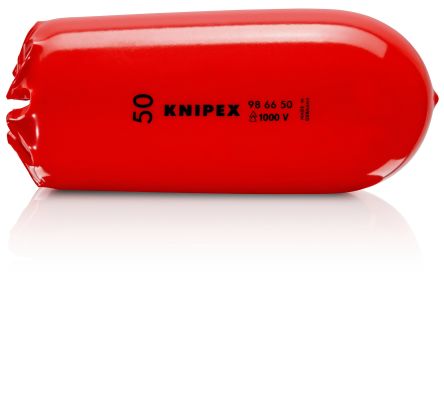 Knipex 135mm Black on Red Cable Cover in Plastic, 50mm Inside dia. [98 66 50]; 267-3334