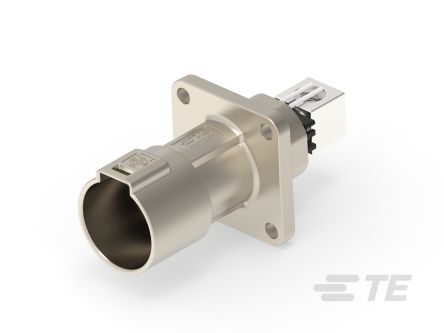 TE Connectivity PowerTube 1000 Series Straight Panel PCB Connector, 1 Contact(s), 36 mm Pitch, 1 Row(s), Shrouded [4-2394060-2]; 267-4036