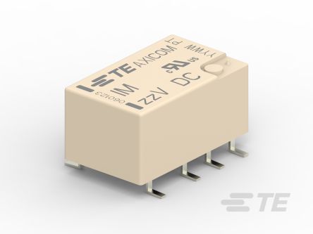TE Connectivity Surface Mount Signal Relay, 12V dc Coil, 0.4A Switching Current, DPDT [3-1462037-4]; 267-4932