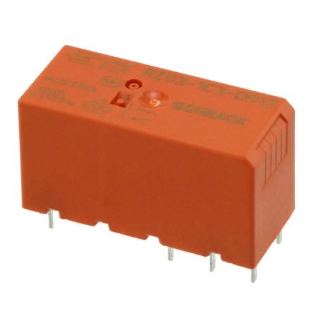 TE Connectivity Panel Mount Power Relay, 12V dc Coil, 500mA Switching Current, SPDT [5-1415899-4]; 267-4945