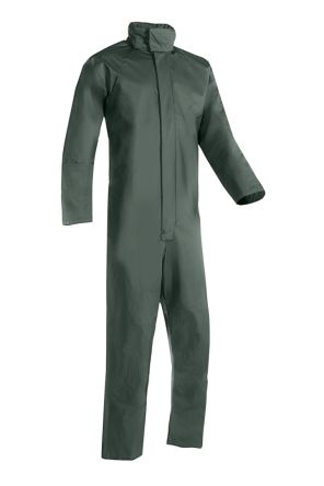 Sioen Uk Green Coverall, EN 343:2019, EN 14605:2005, EN ISO 13688:2013, XS [4964A2FC1-A41-XS]; 267-5438